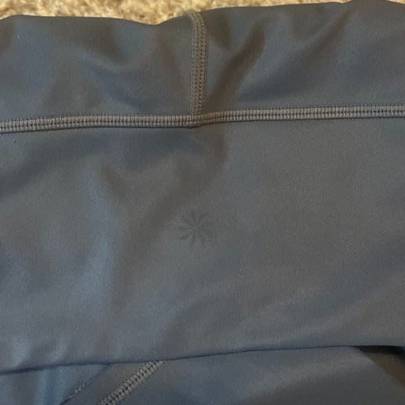 Athleta Gray High Rise Shine Chaturanga Tight Leggings - Picture 3 of 4